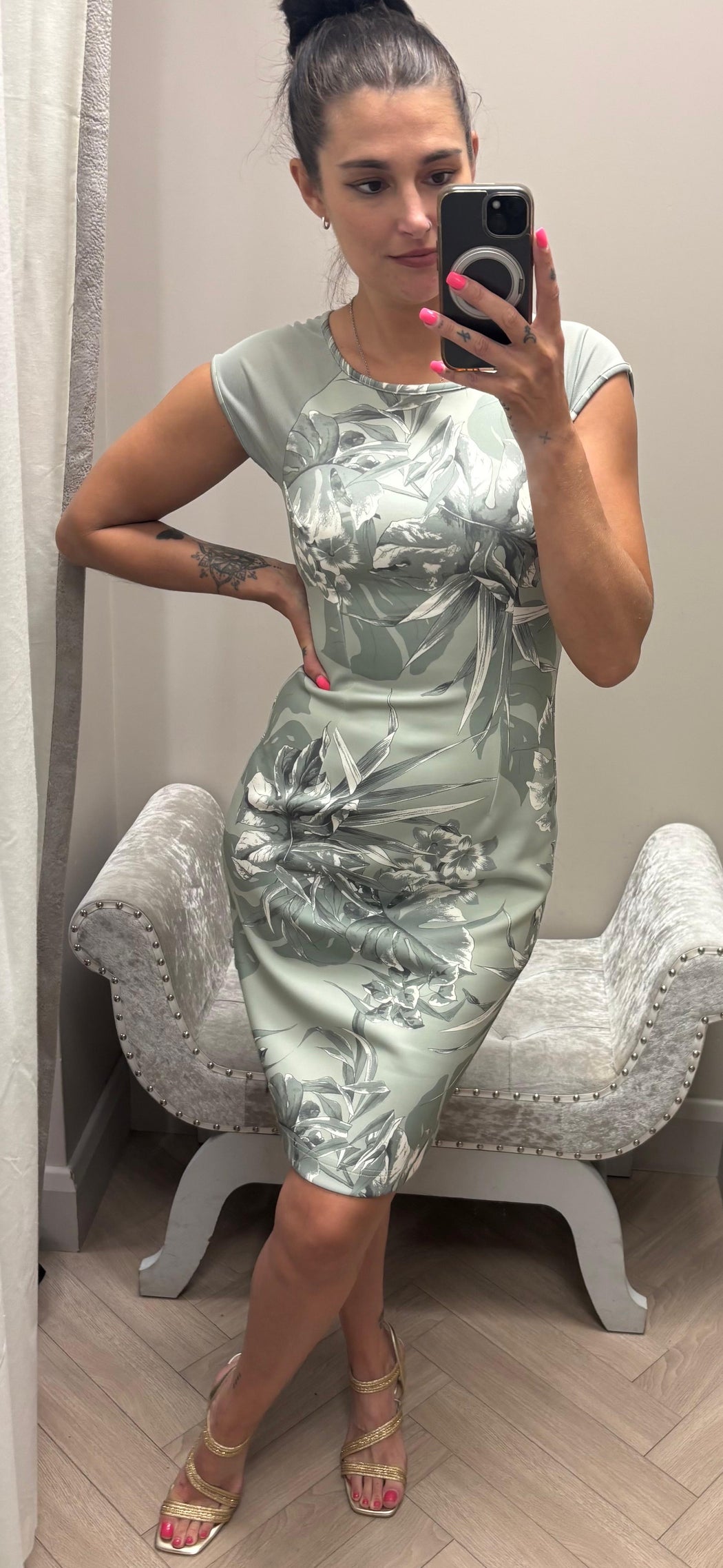W3YK64K9UN2 guess scuba bodycon dress