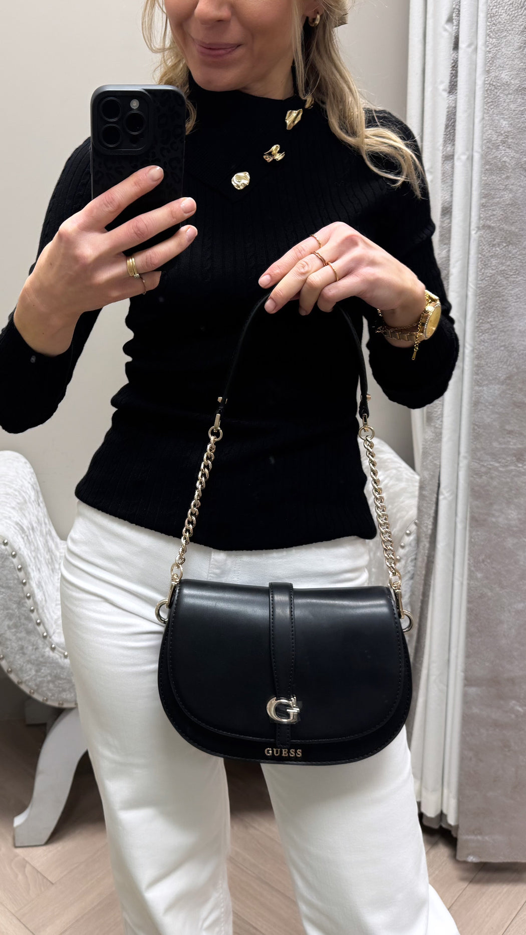 Guess Carrie black bag VG989620