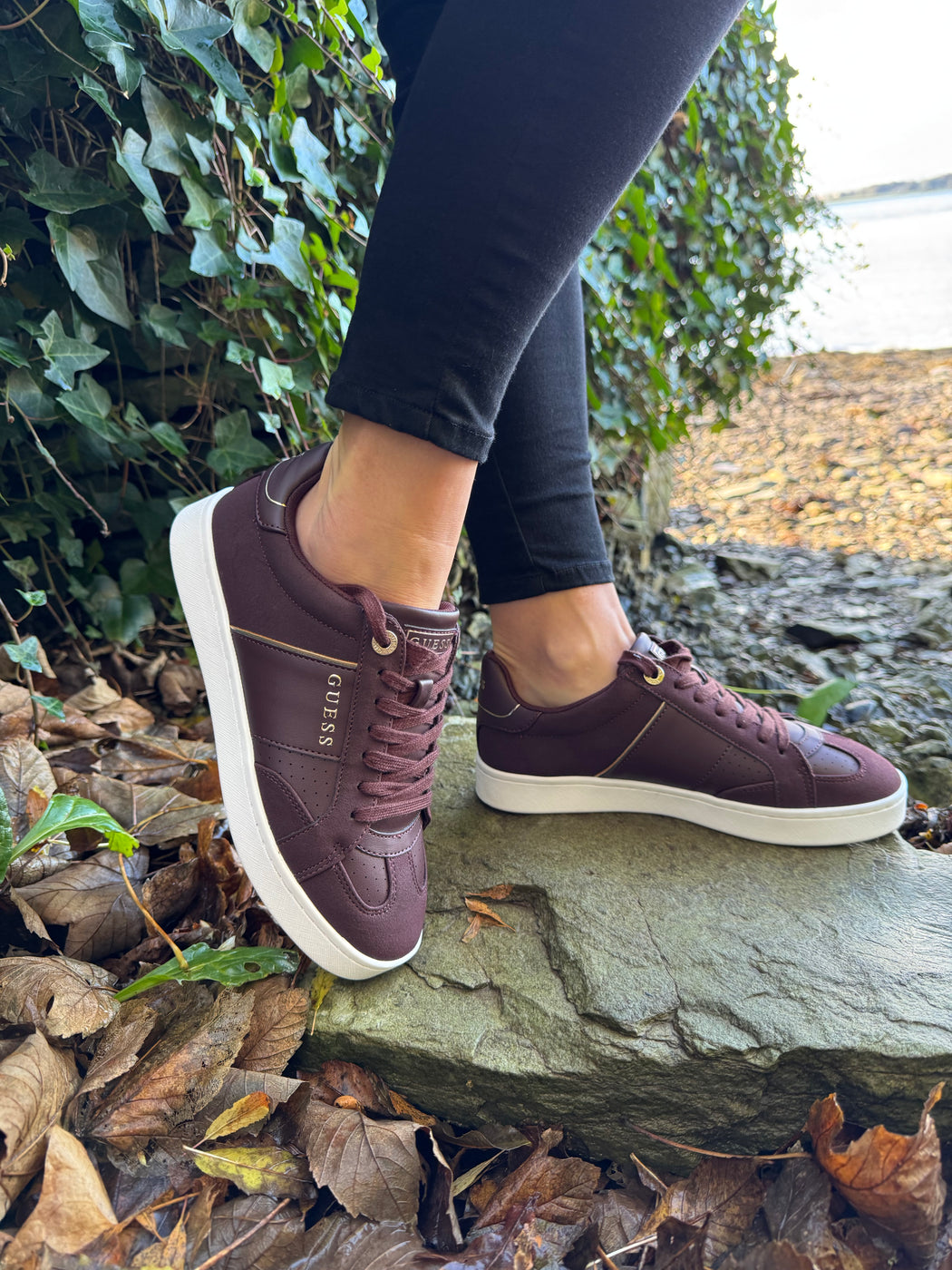 Guess jrone wine sneaker flfjr8pel12