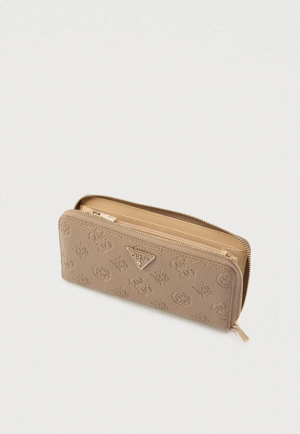 Guess CRESIDIA dark taupe Logo Wallet. PD9888146.