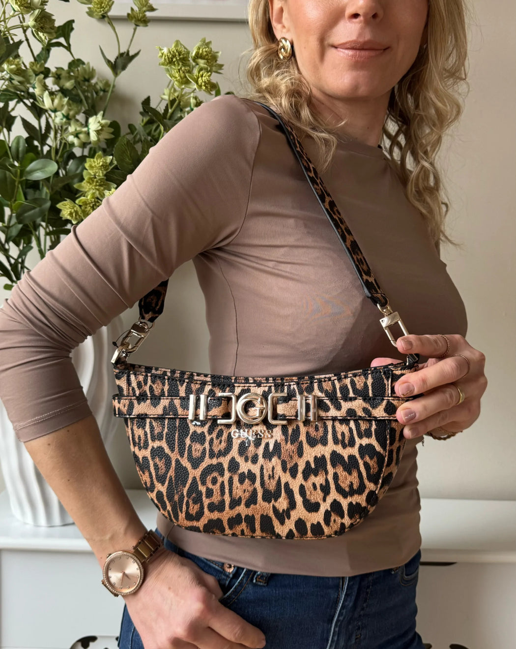 Guess leopard cirene bag LG966818
