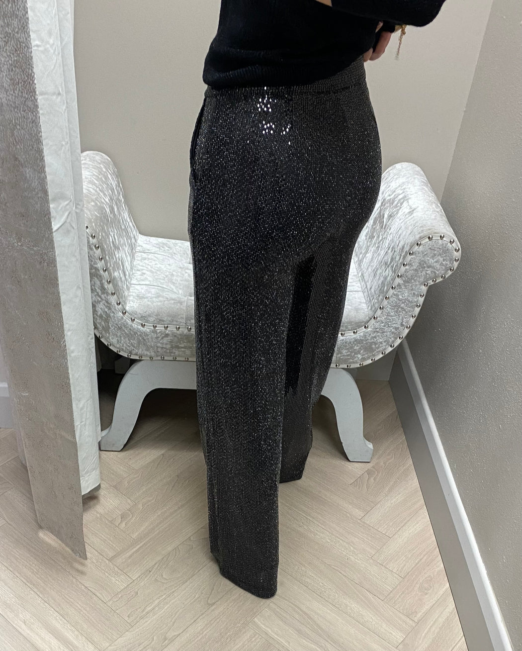 Blackie  sparkle wide leg trouser