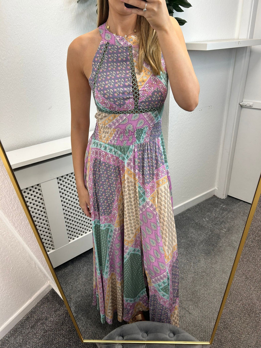 Endless haze print maxi