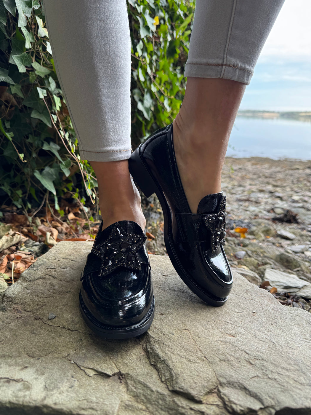 Afyon one ink star loafer