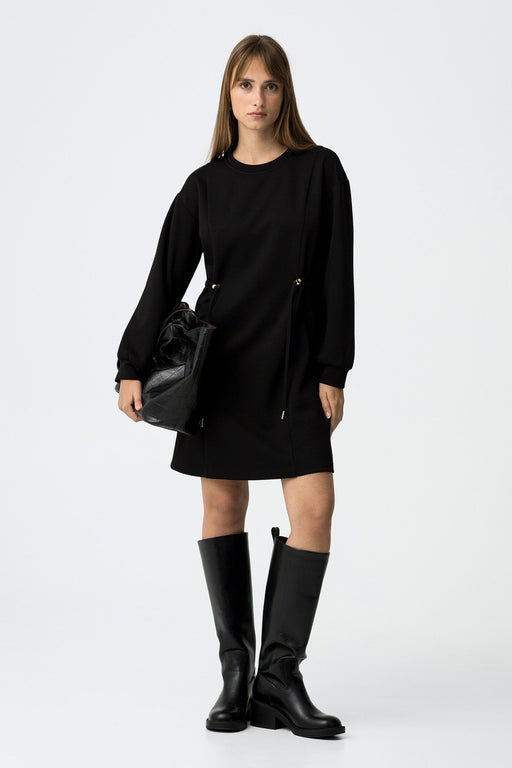 Pepper black shirt dress