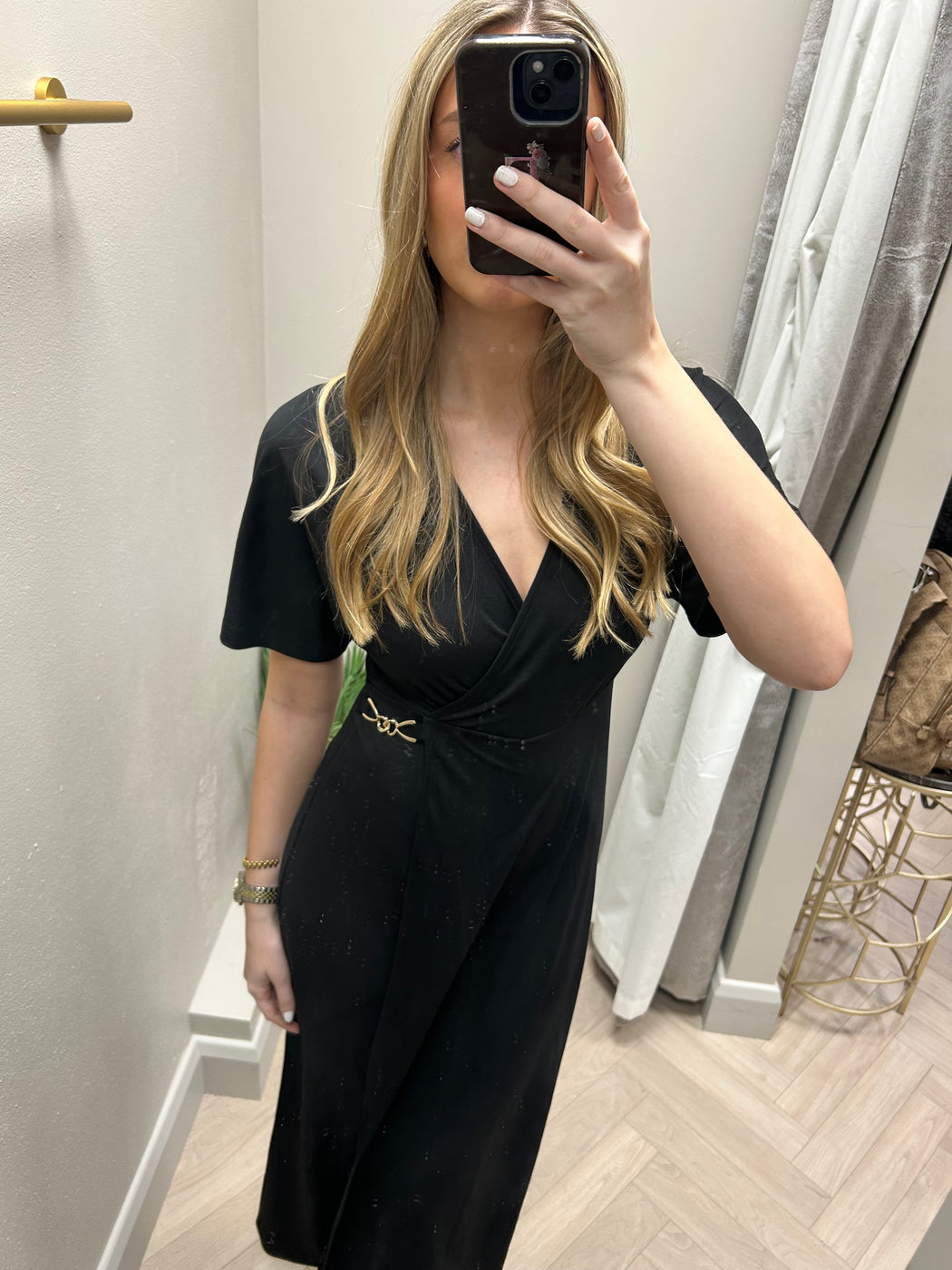 Melany black jumpsuit