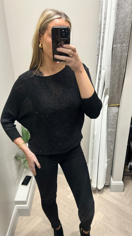 Black Bow knit