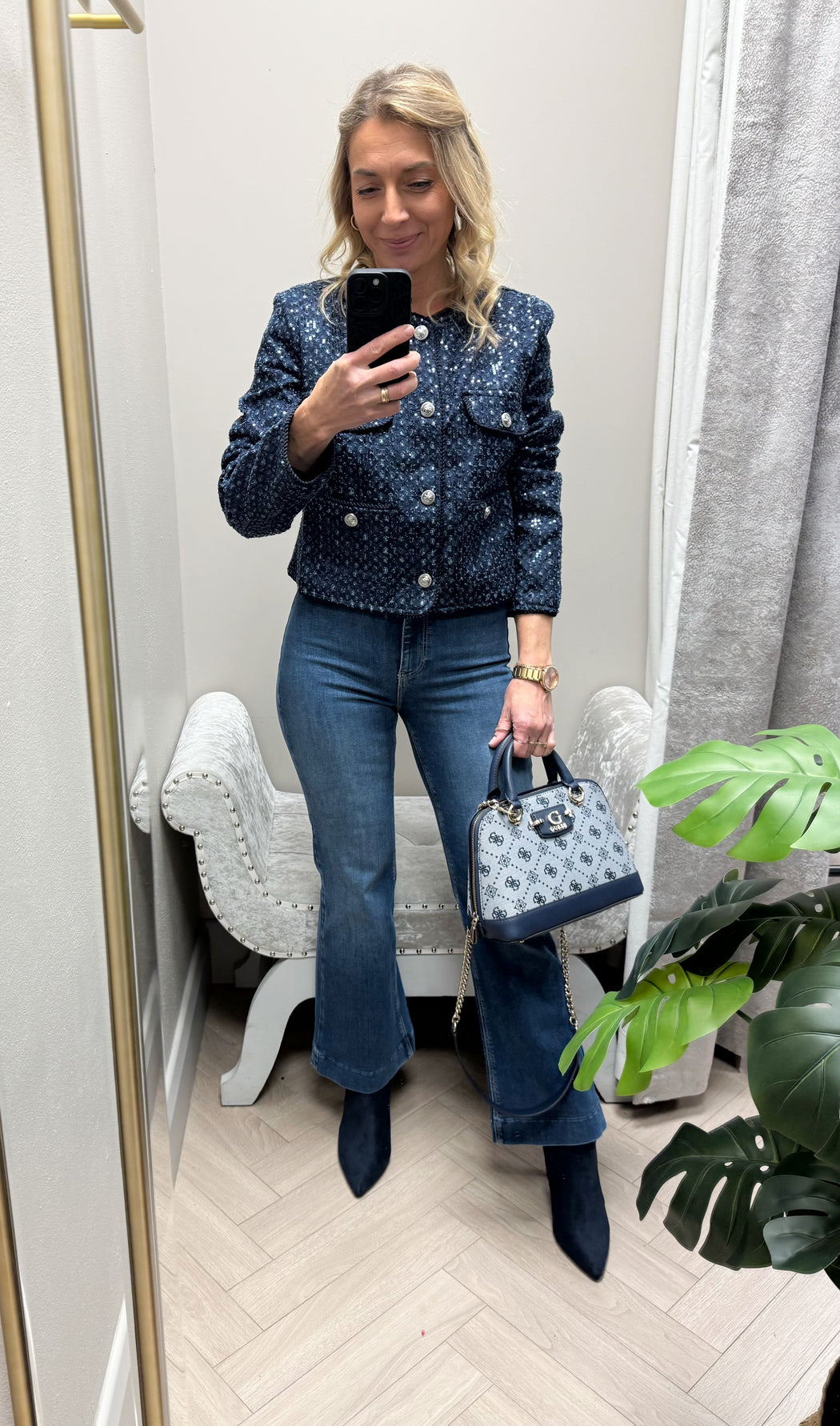 Guess Valerie Wide Leg jeans W5YA74D5PY3
