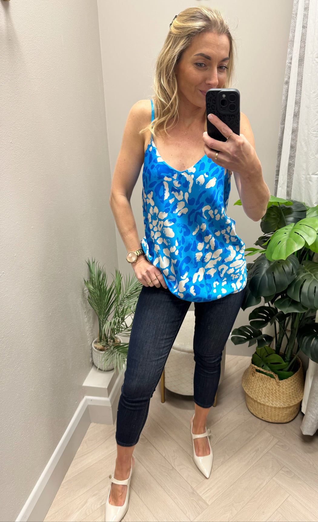 Sidney blue cami top