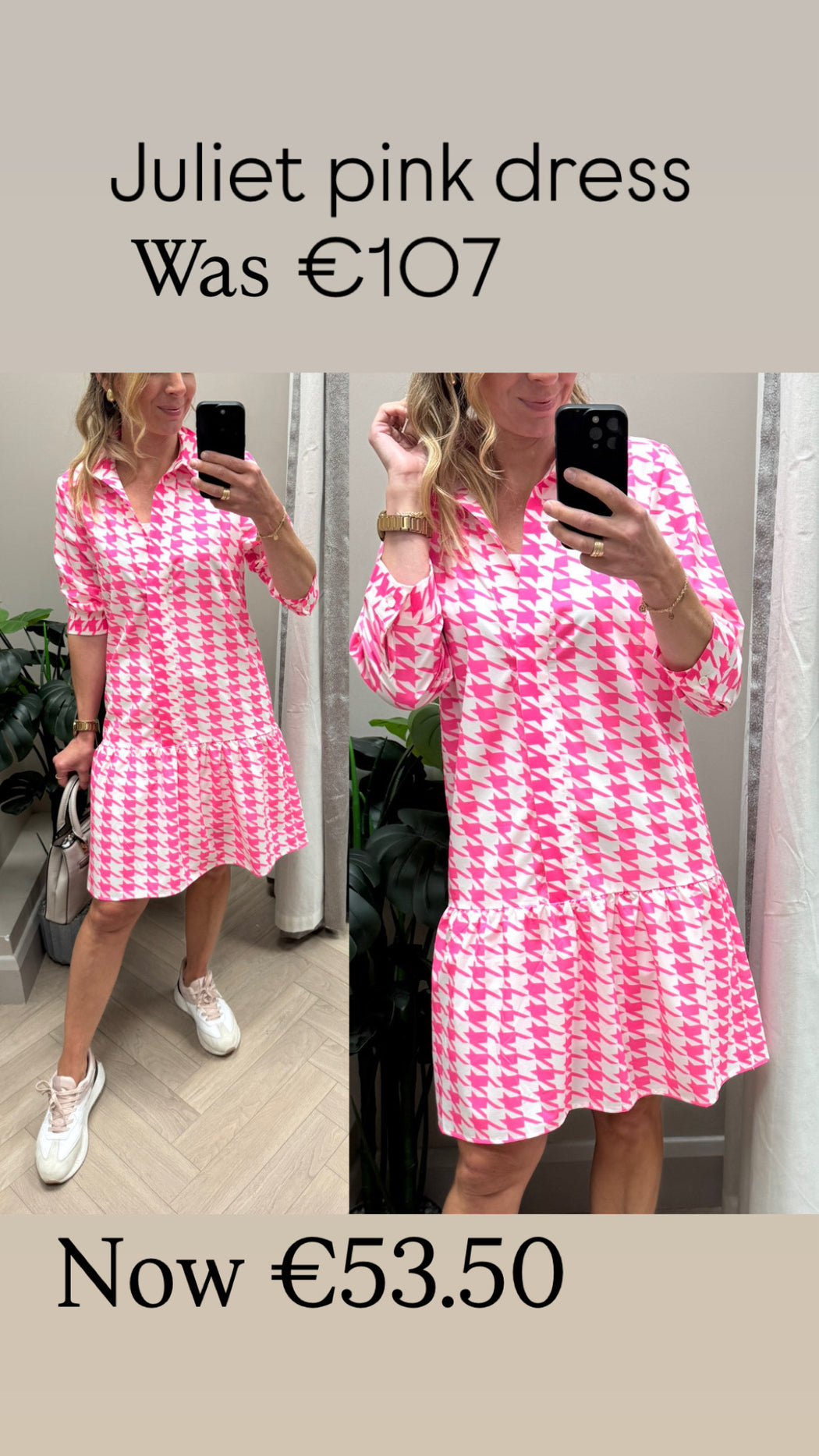 Juliet pink dress