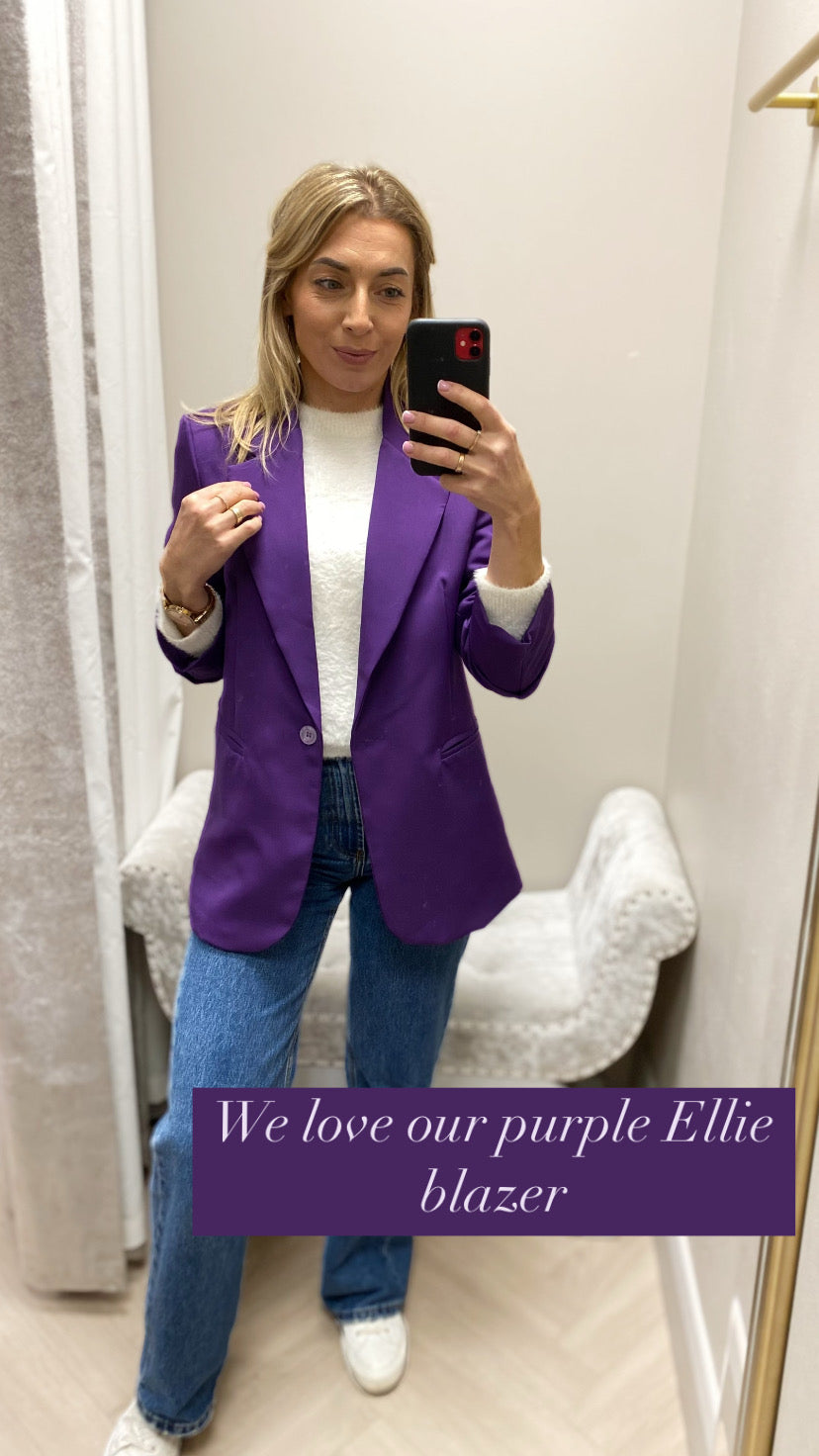 Purple Ellie blazer