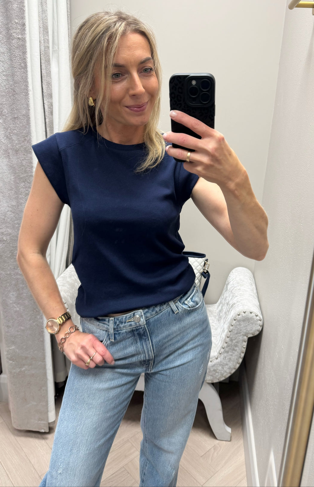Maresia tee navy