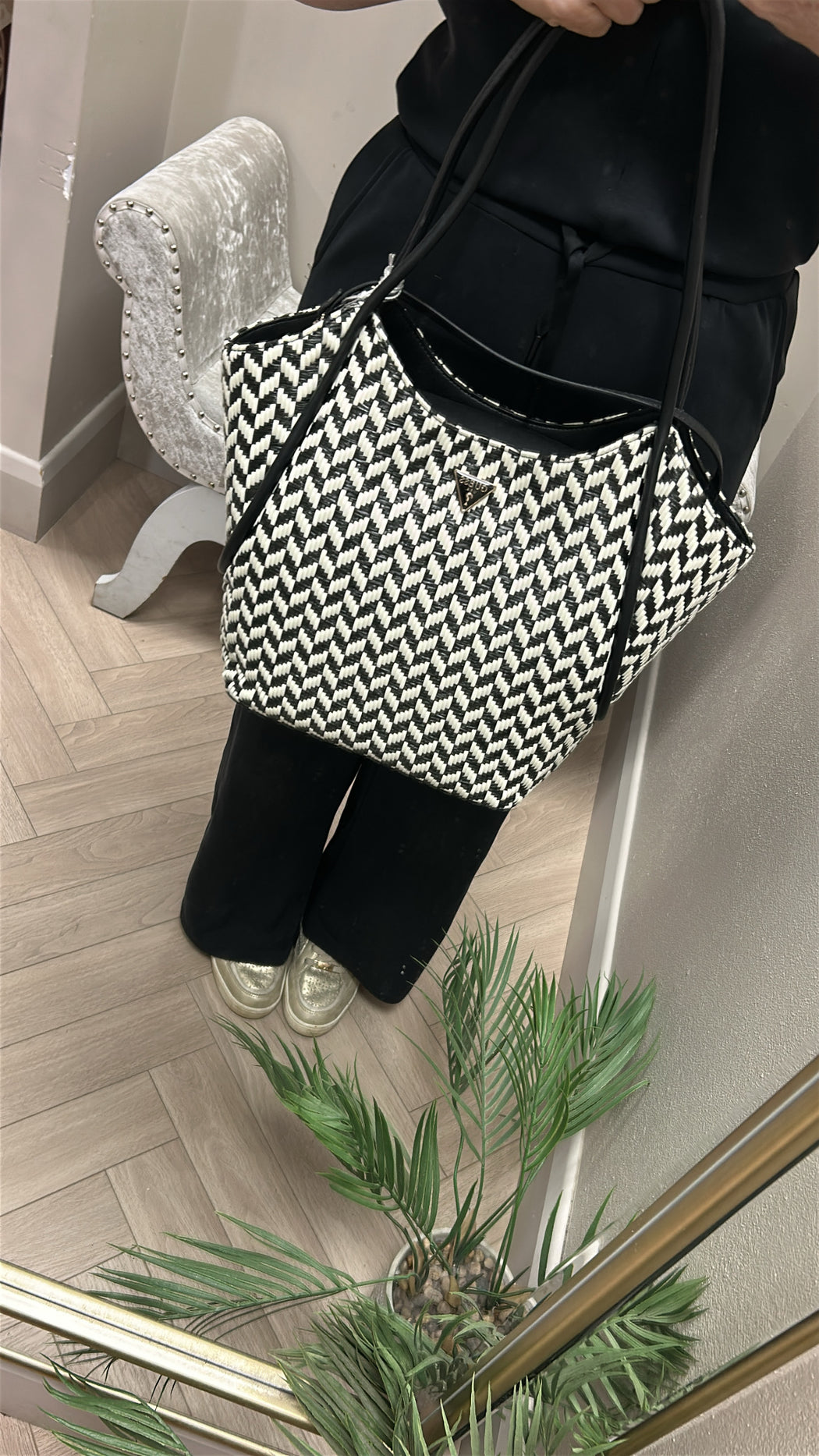 Guess black multi Tessi bag wg769123