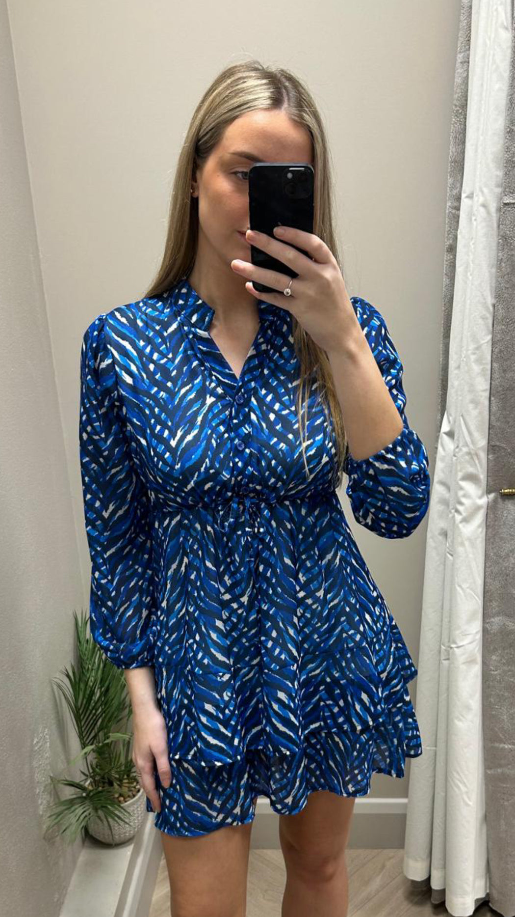Blue navy  Latina mini dress