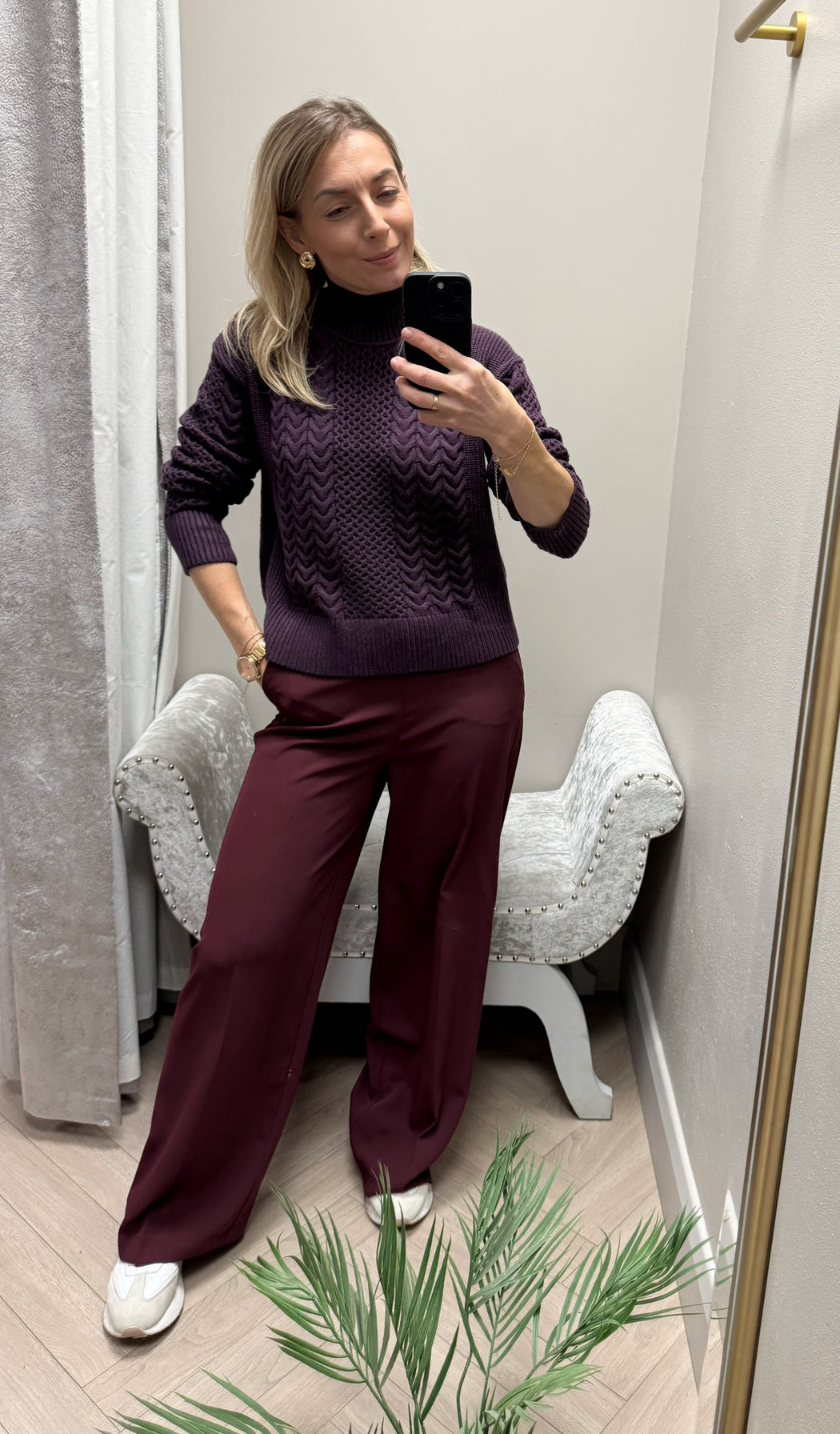 Edwina purple shadow