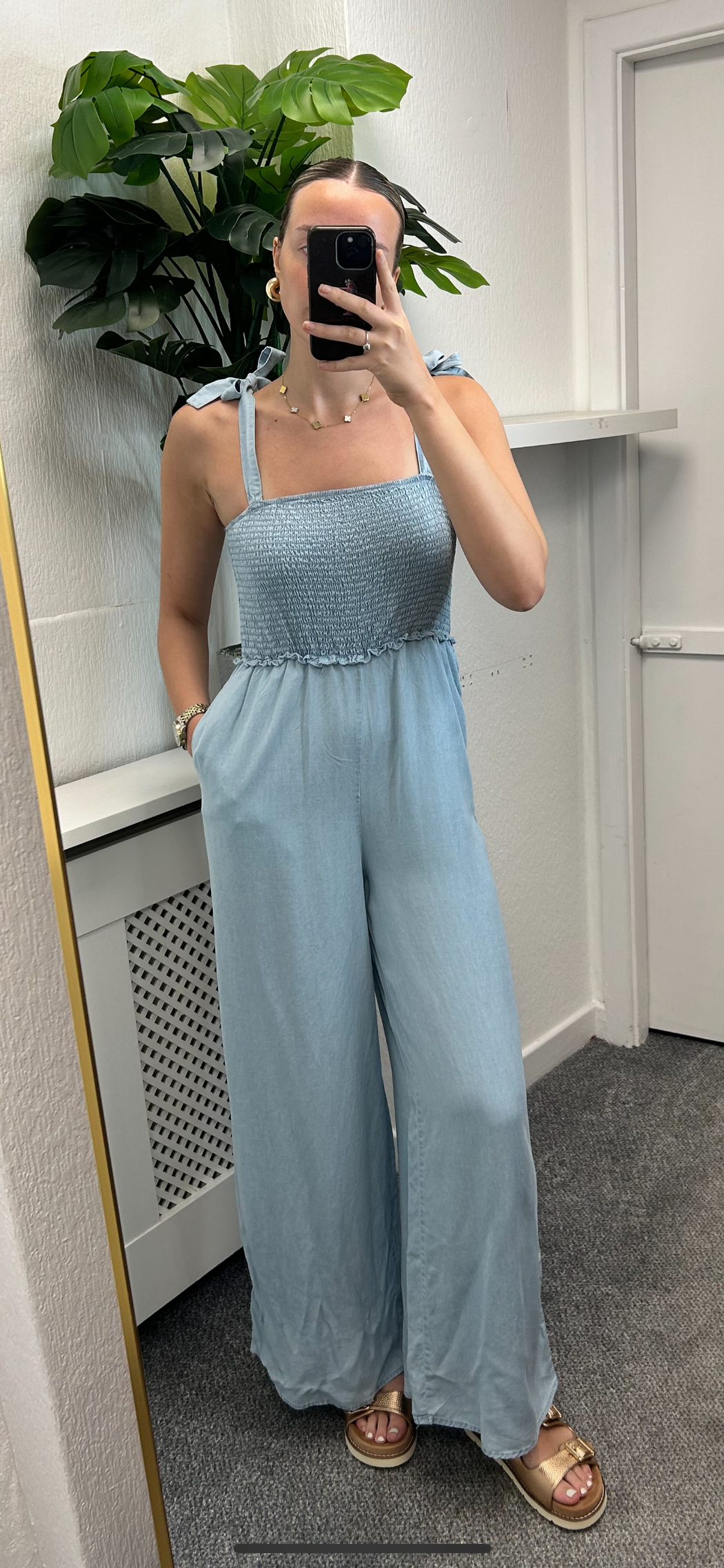 Freda denim jumpsuit