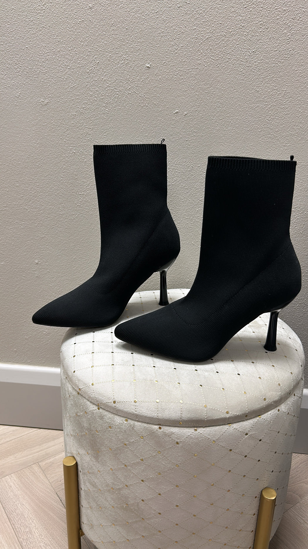 Ruth black sock boots