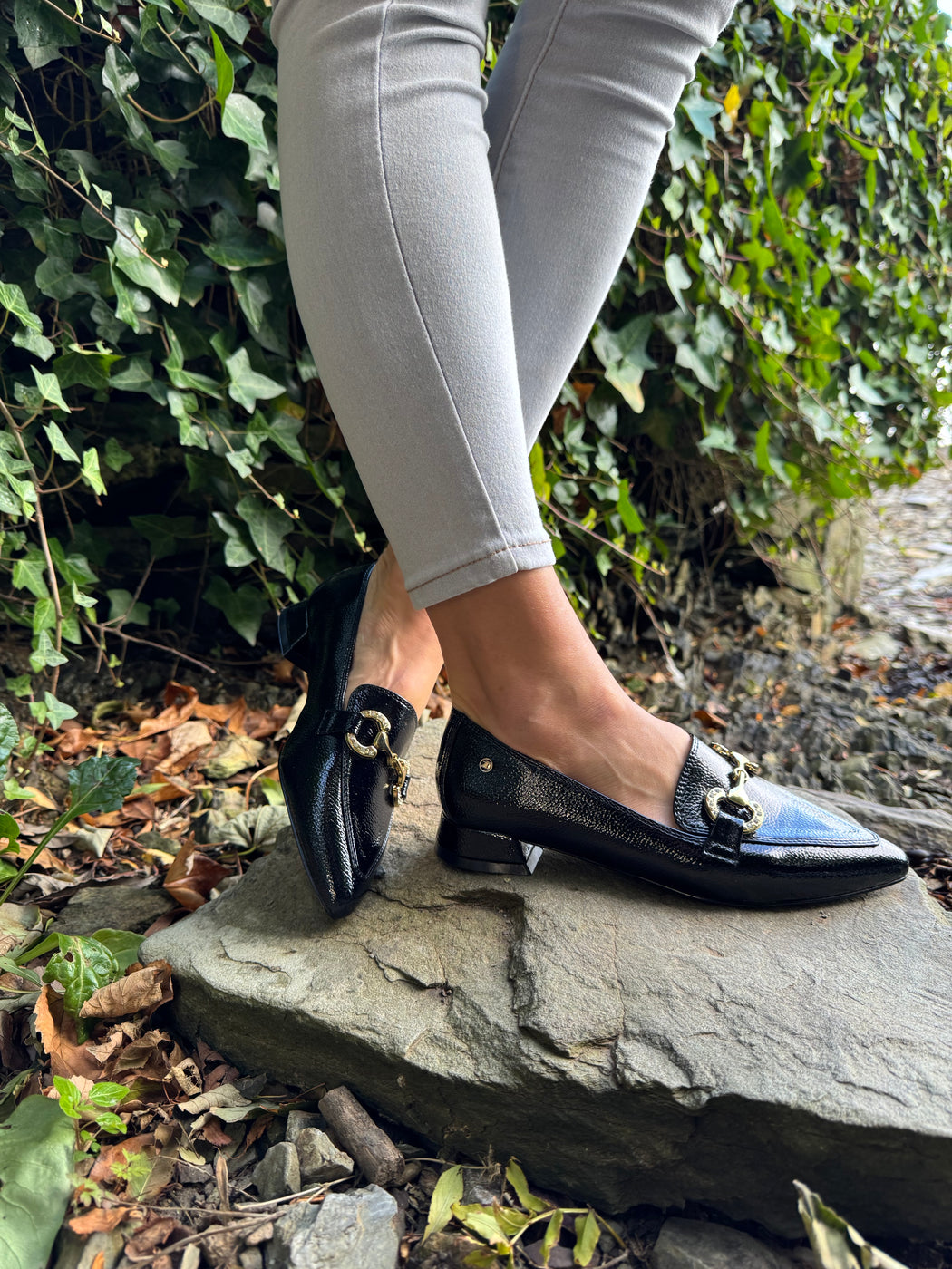 Dalat one Ink Glaze pointed loafer