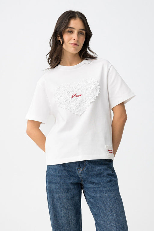 Aura t/shirt white