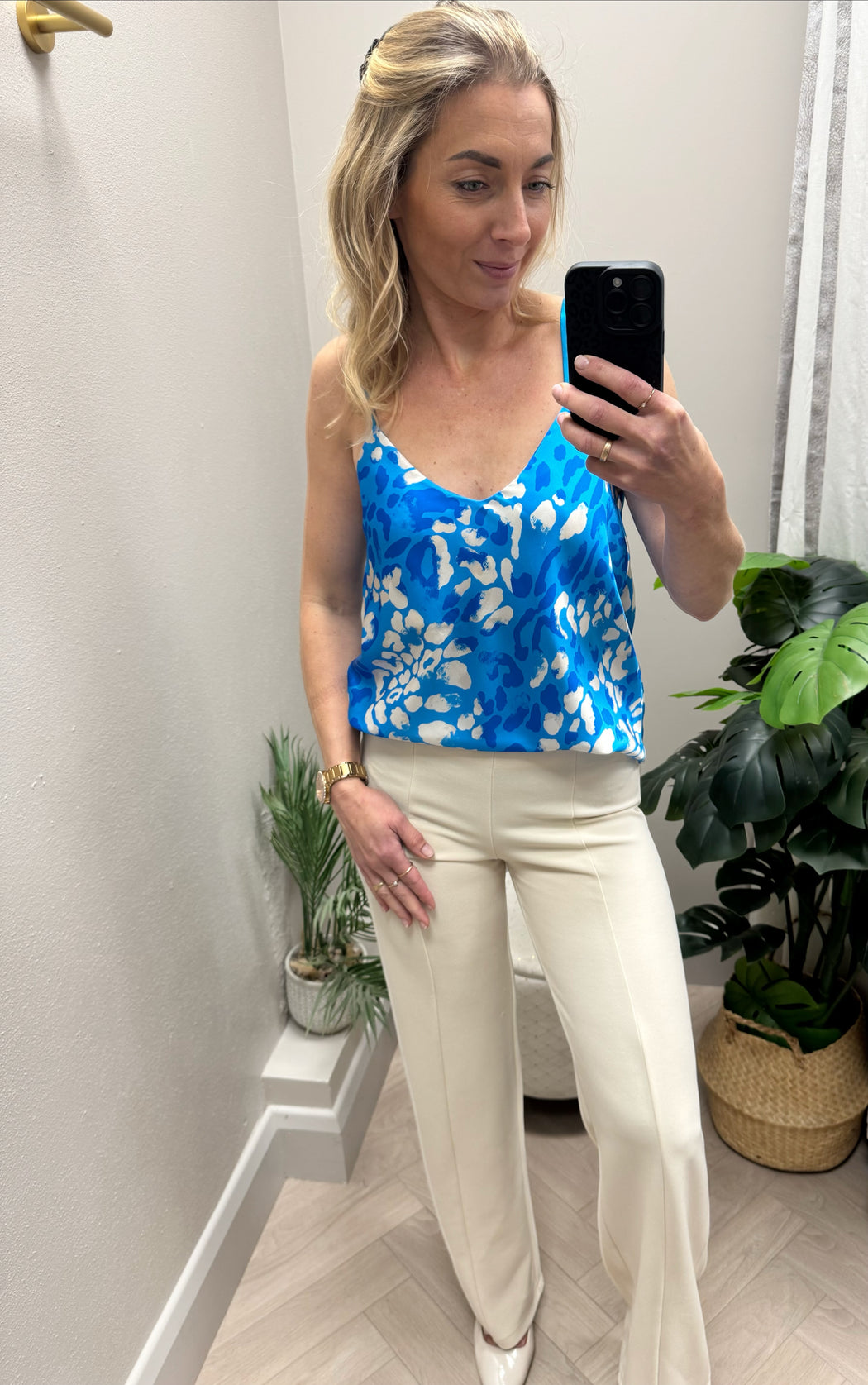 Sidney blue cami top