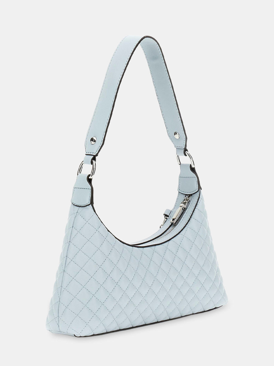 Guess misty blue everlee mini shoulder bag