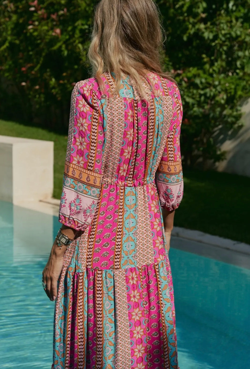 Cedella print Olivia maxi