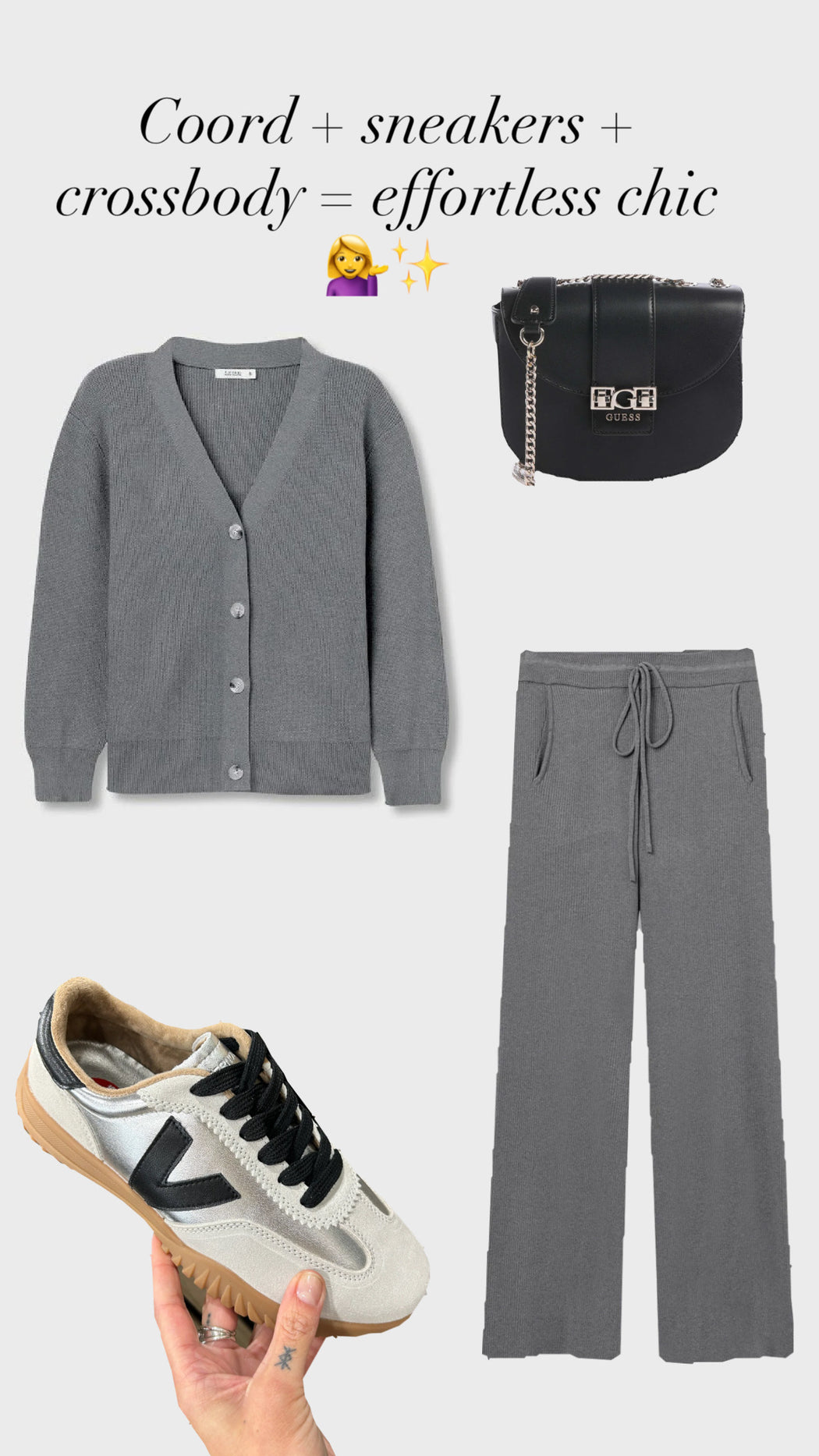 Lady grey  trousers