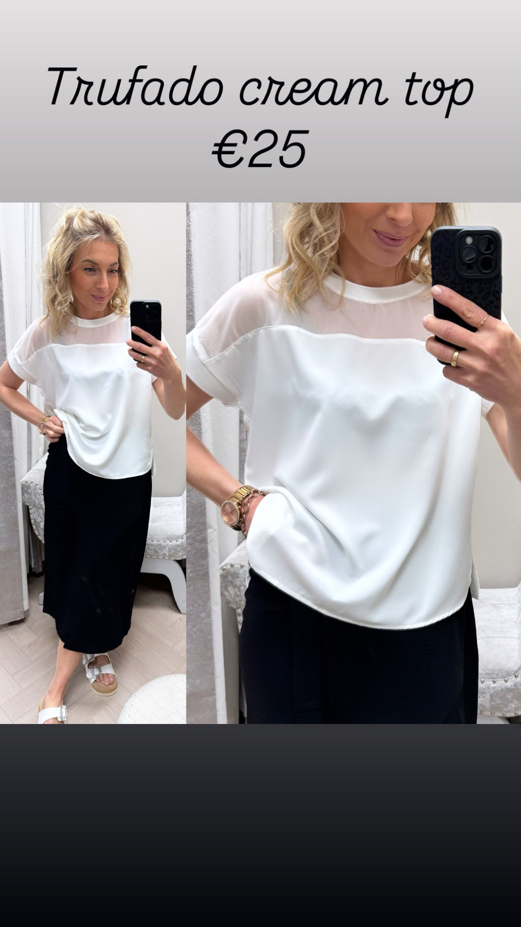 Trufado cream top