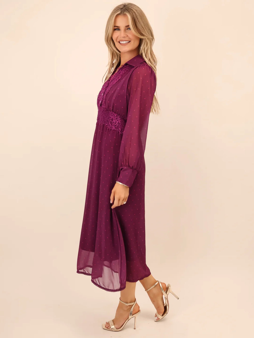 Plum kimi dress