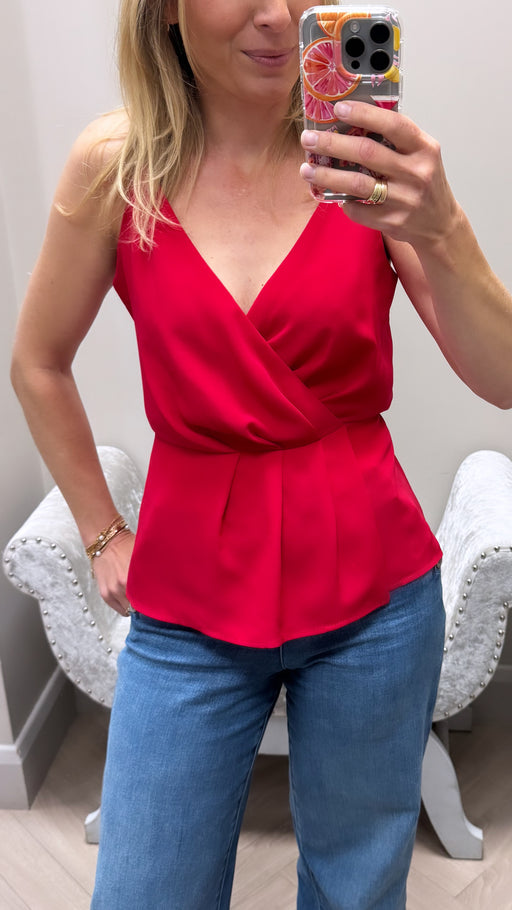 Sik azalea pink  top