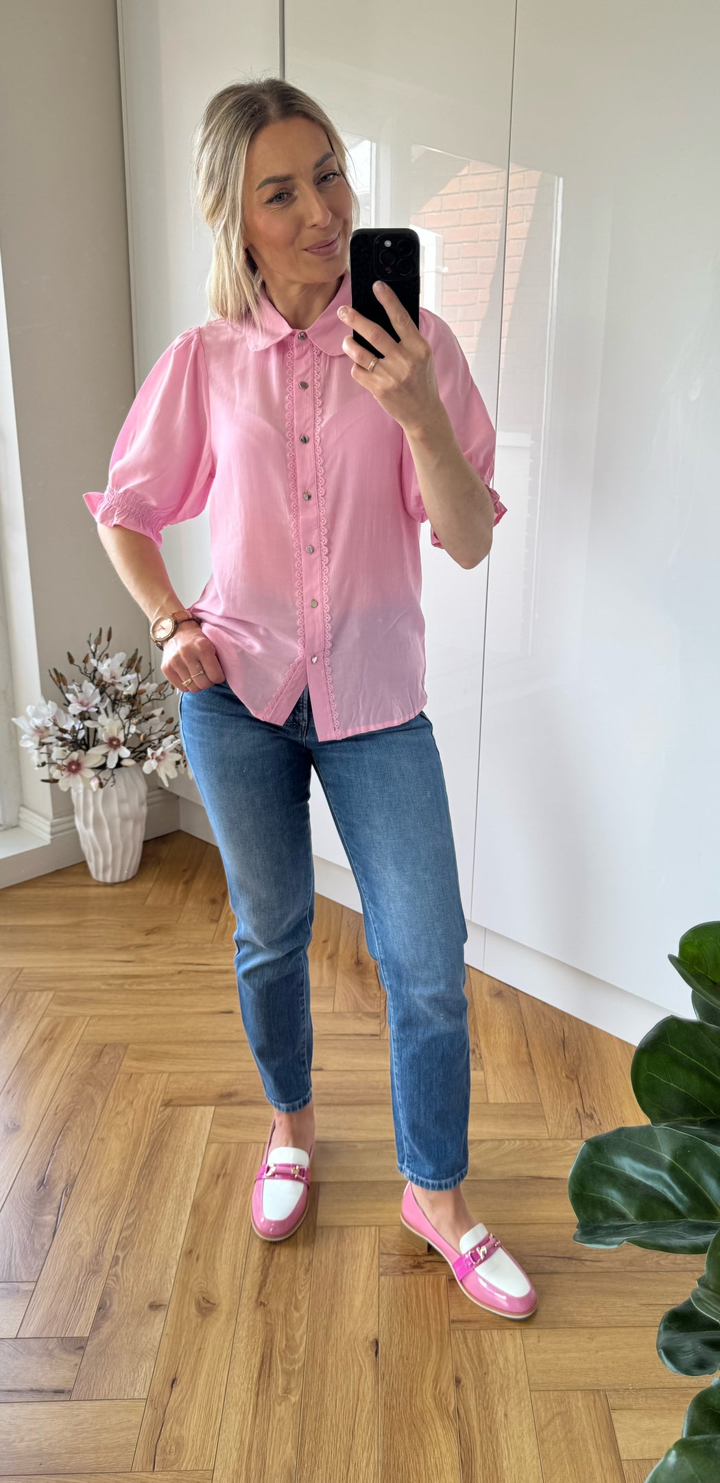 Gabrielle shirt pink