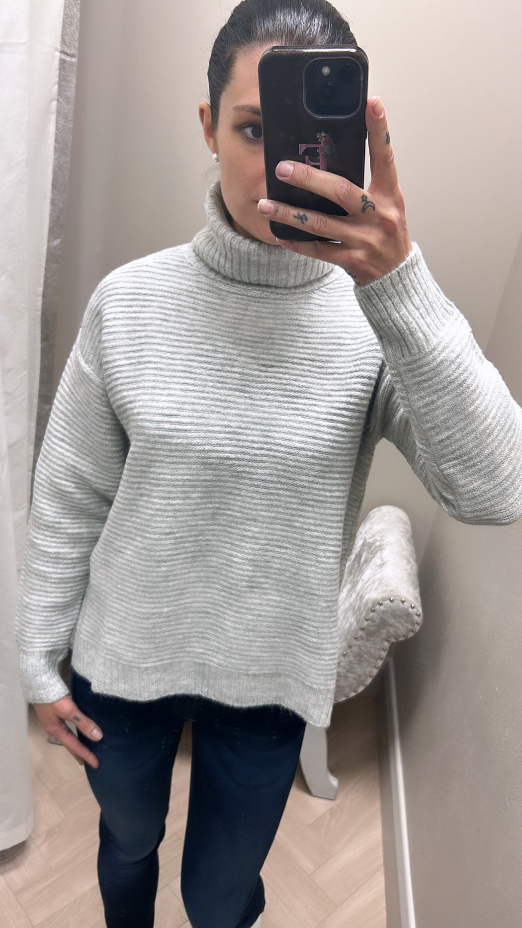 Autumn silver knit