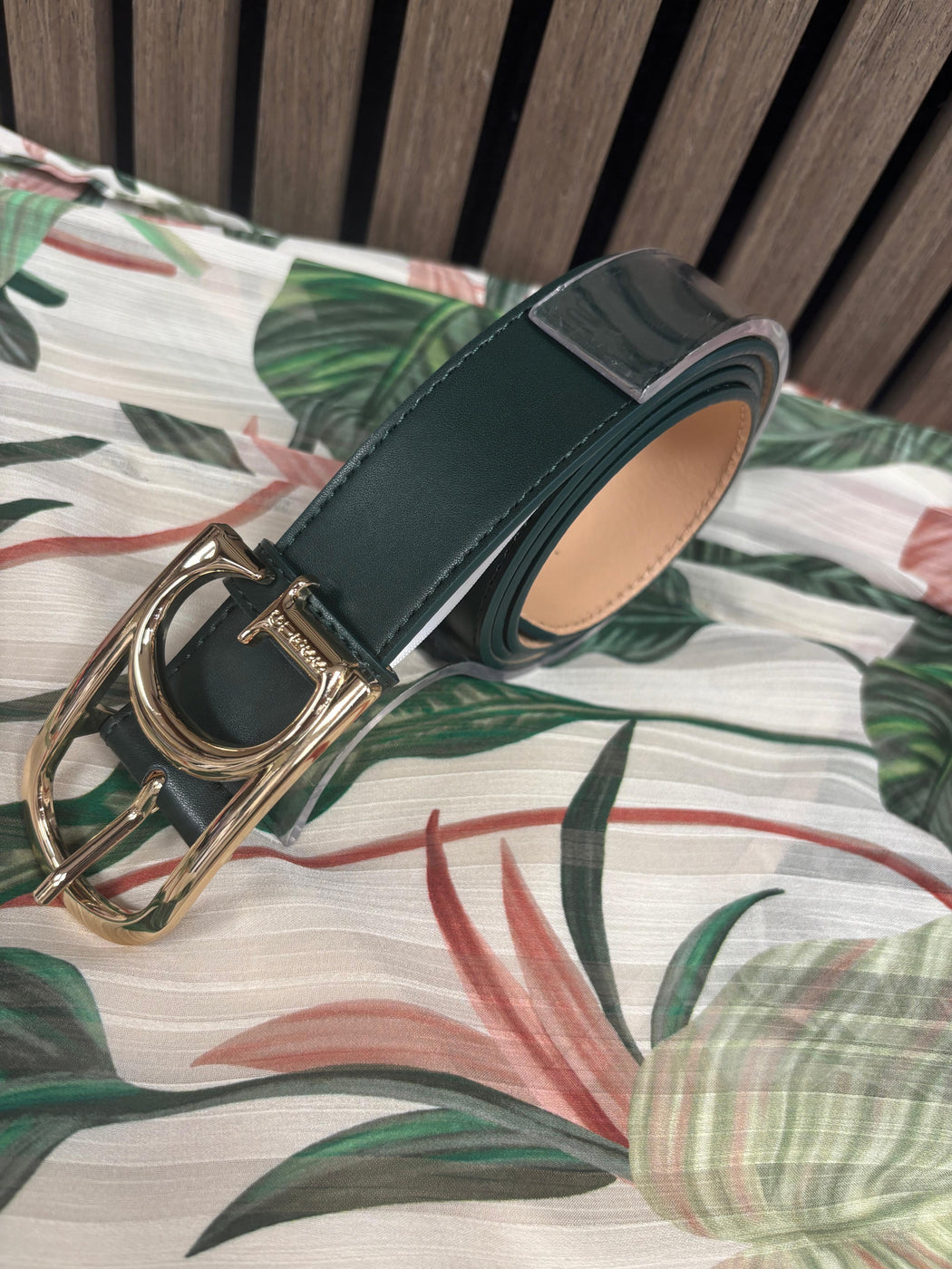 Guess green G belt BW9200P5135