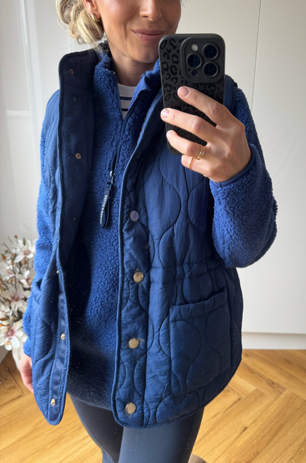 Julia Half Zip Blue
