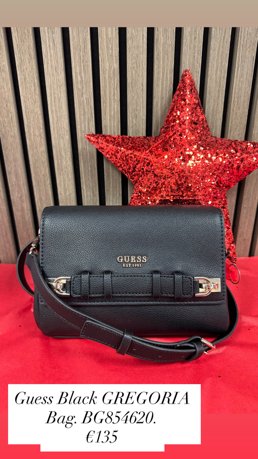 Guess Black GREGORIA Bag. BG854620.
