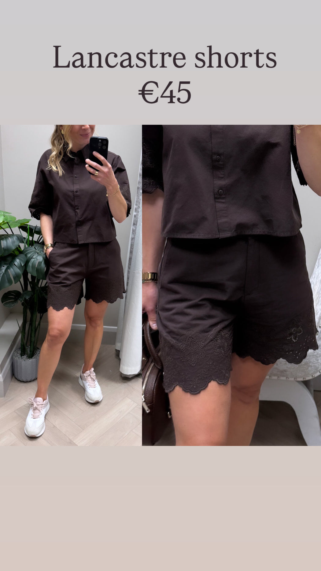 Lencastre brown shorts