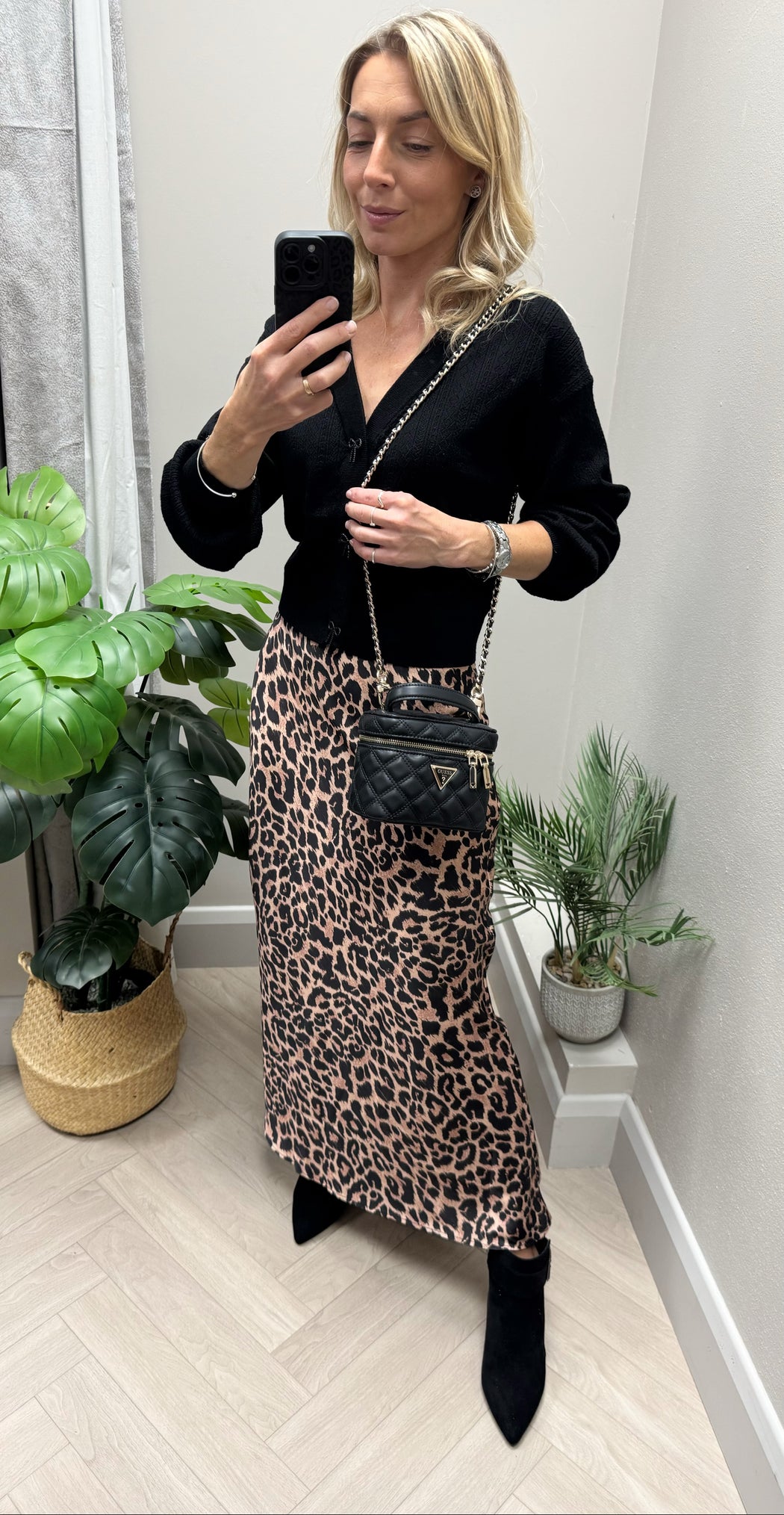Guess sibilla satin midi skirt W5YD55WF1T2-P1MO