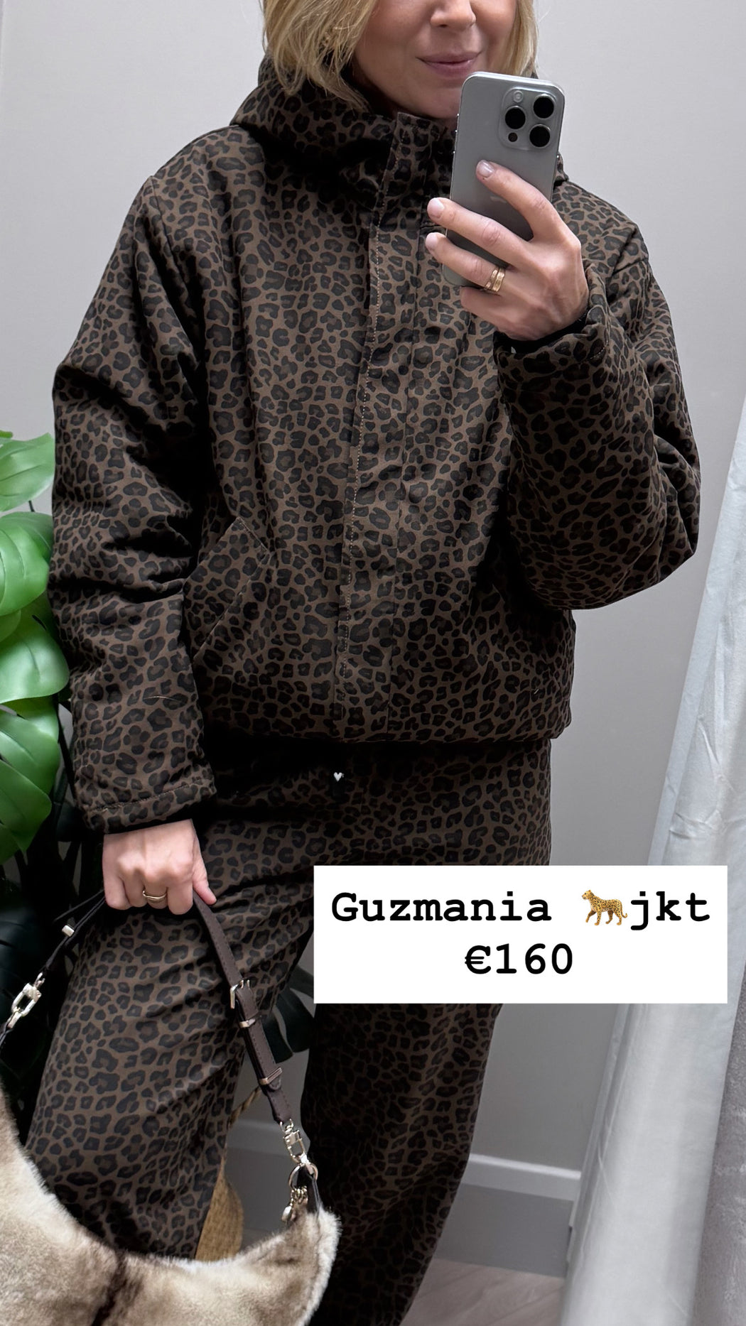 Guzmania leopard-print jacket