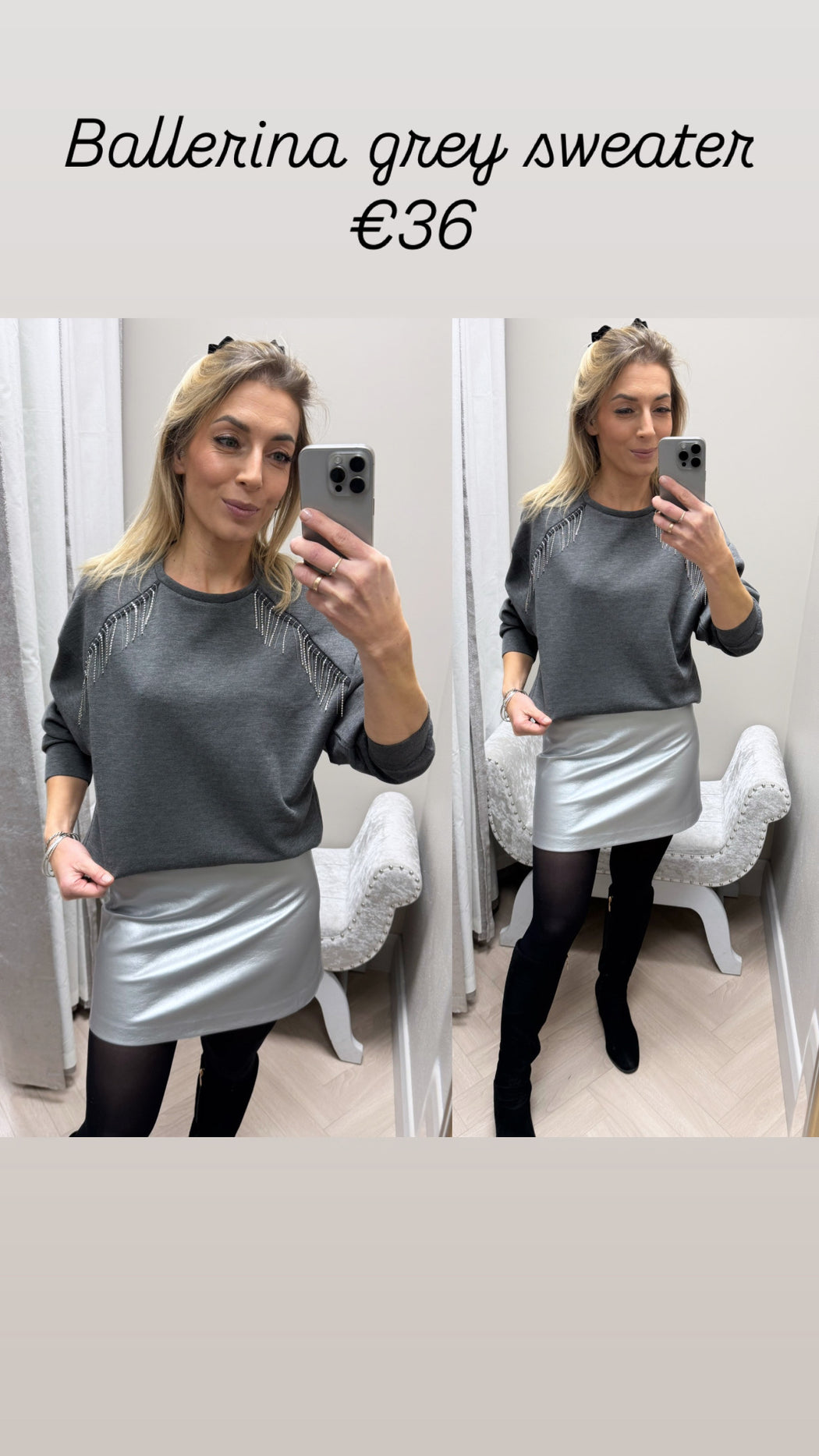 Ballerina grey sweater