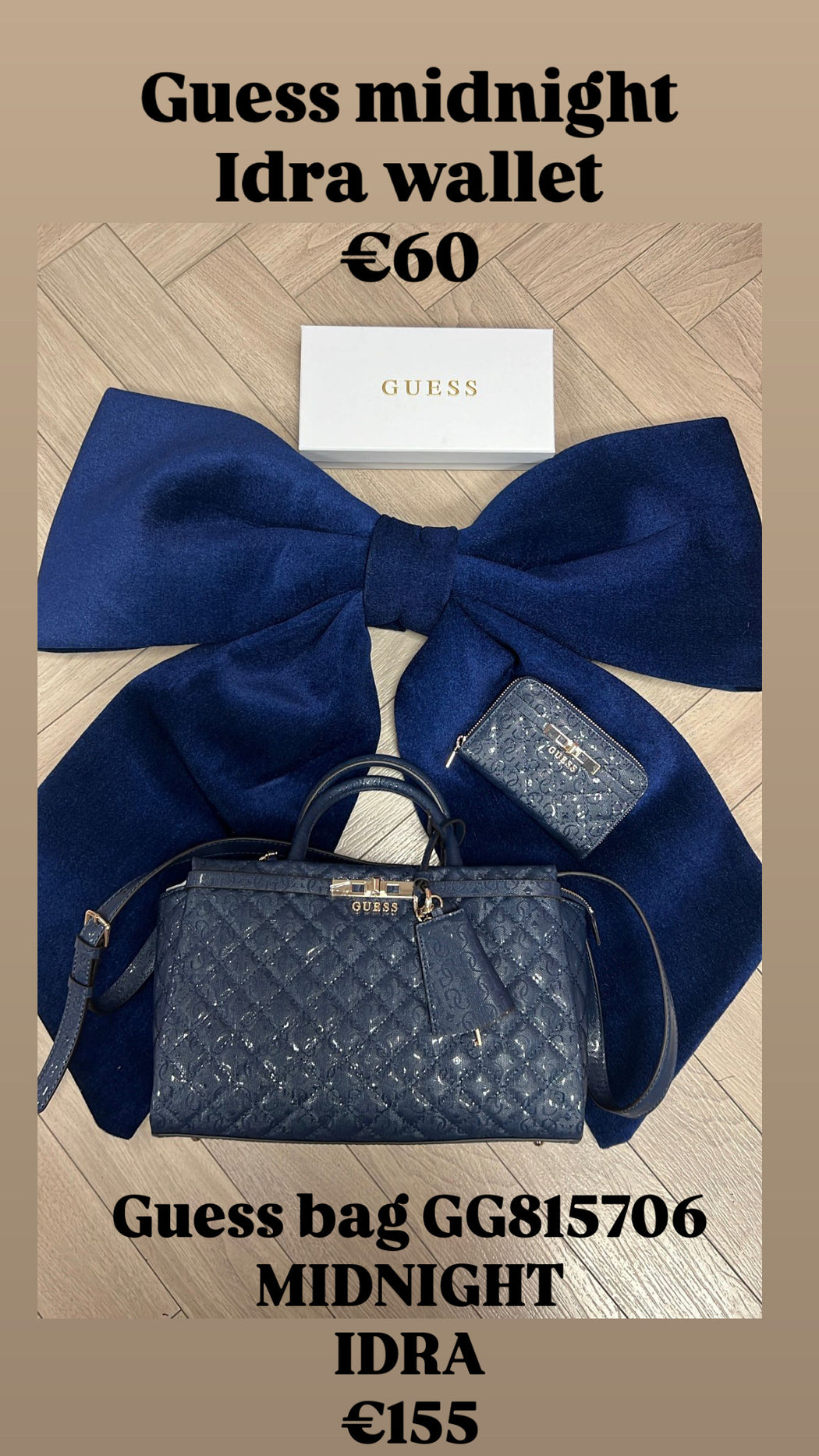 Guess bag GG815706 MIDNIGHT
IDRA