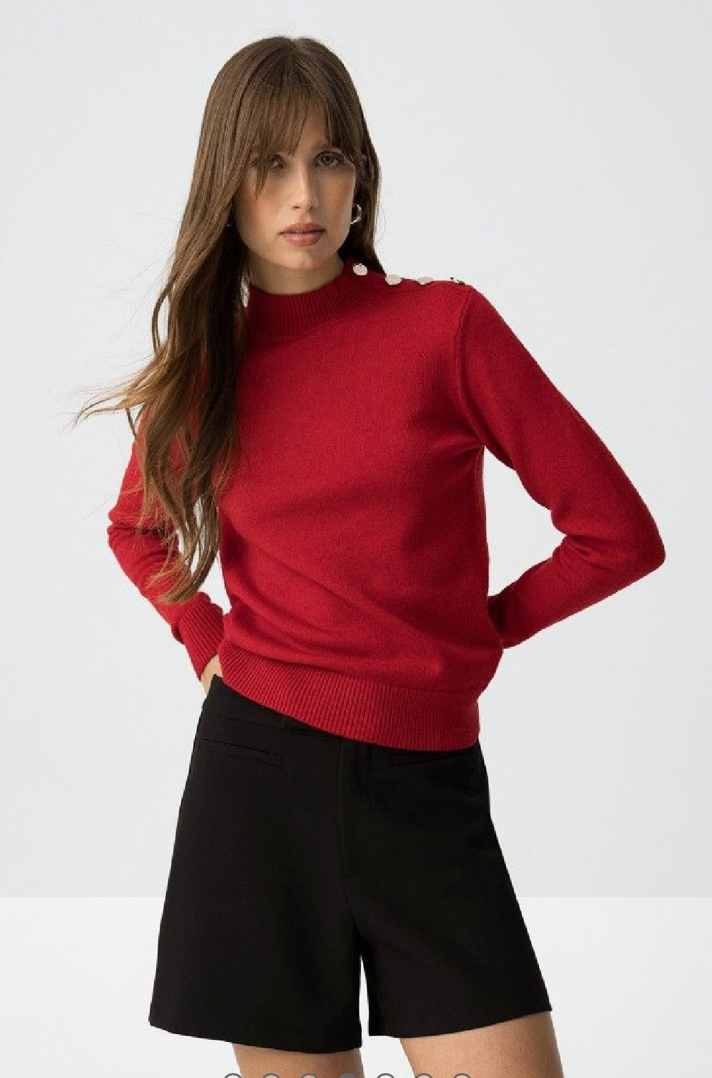 Red Bauhaus knit