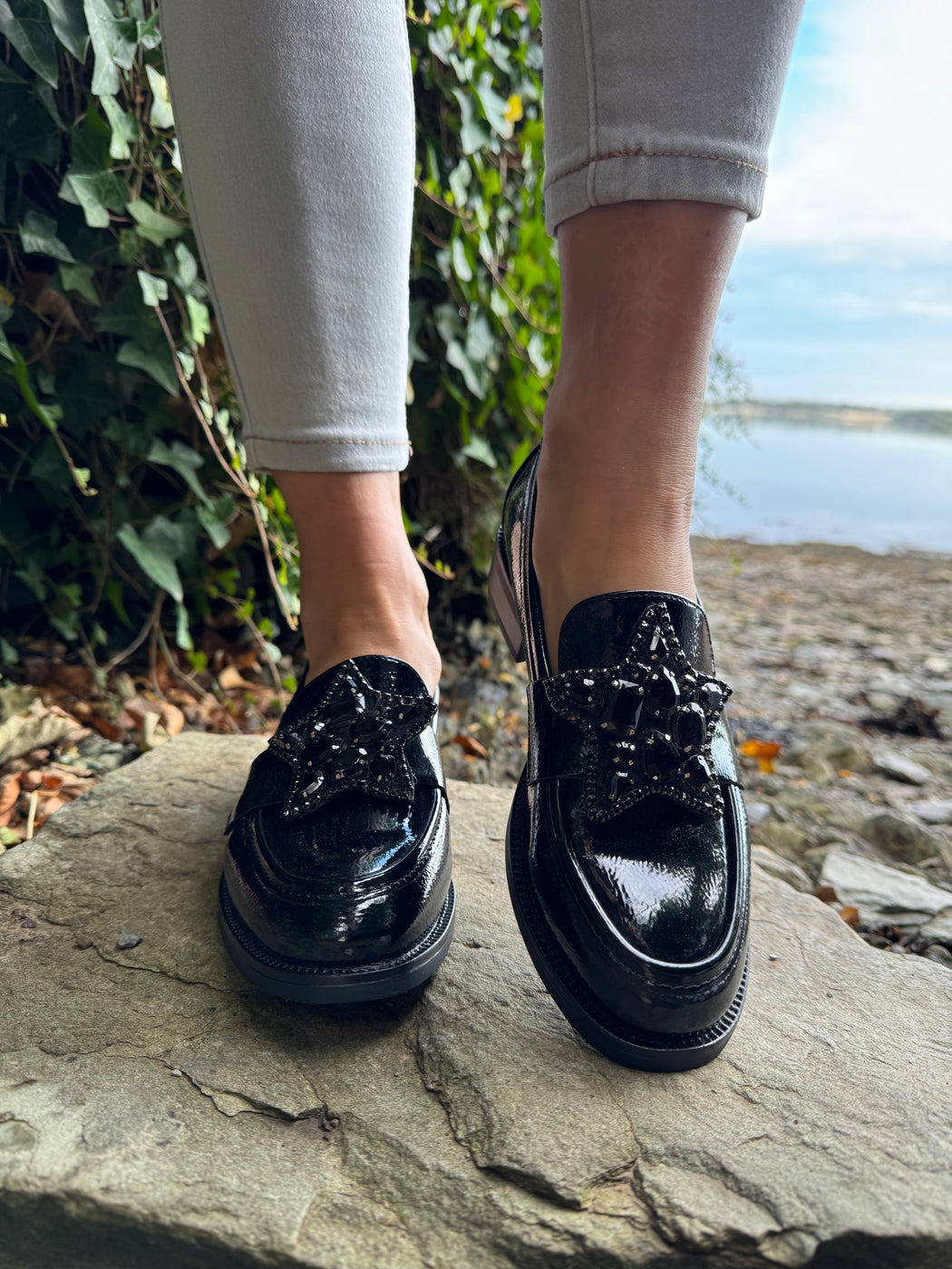 Afyon one ink star loafer