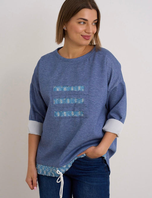Linda blue sweater