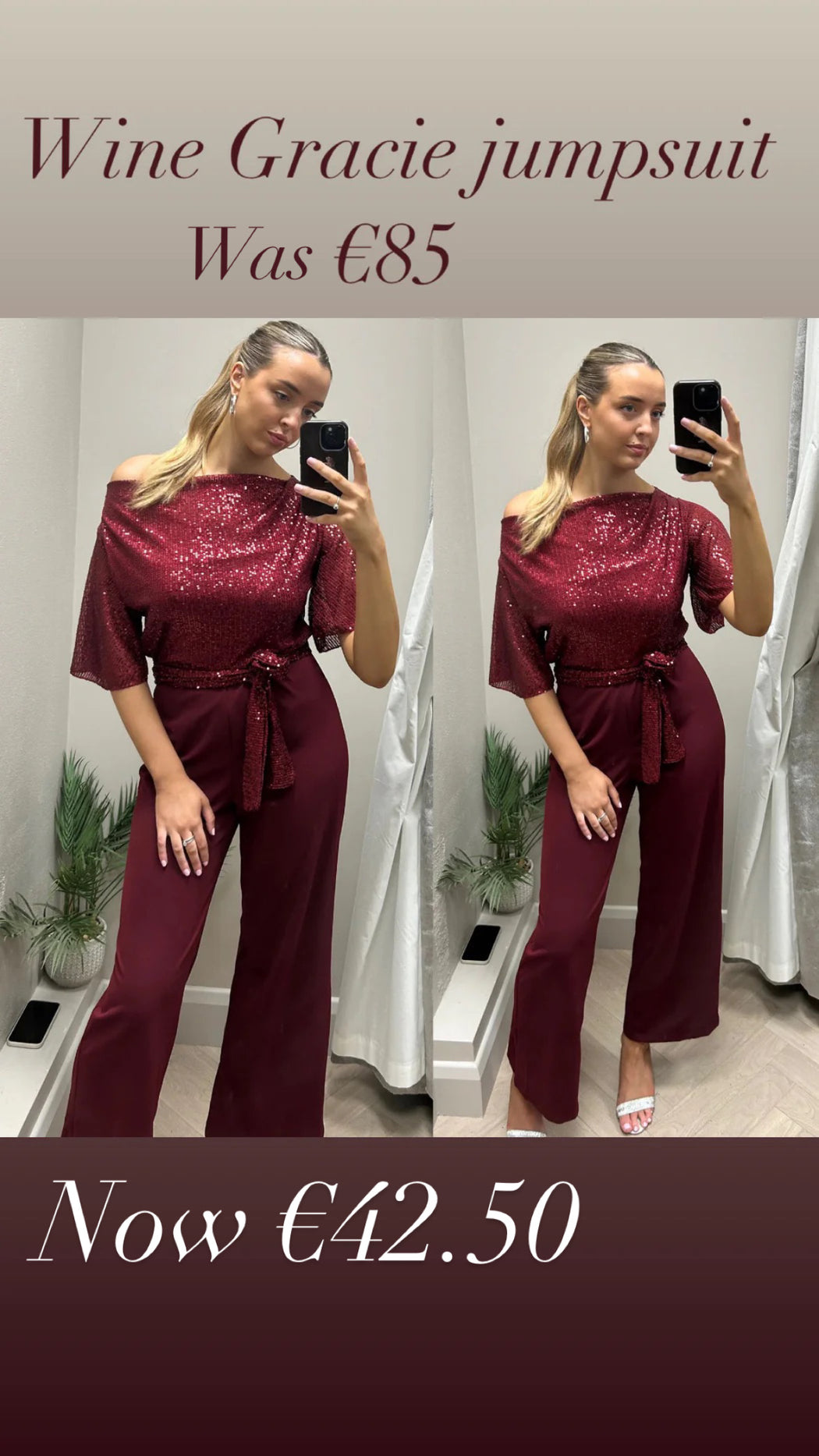 Wine Gracie jumpsuit