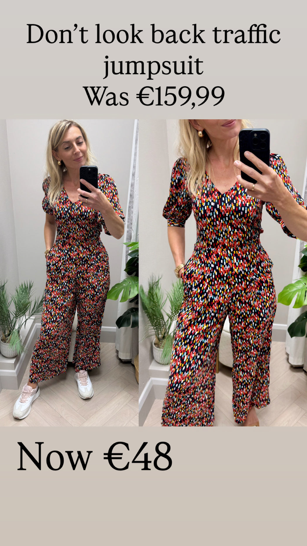 Don’t look back traffic jumpsuit