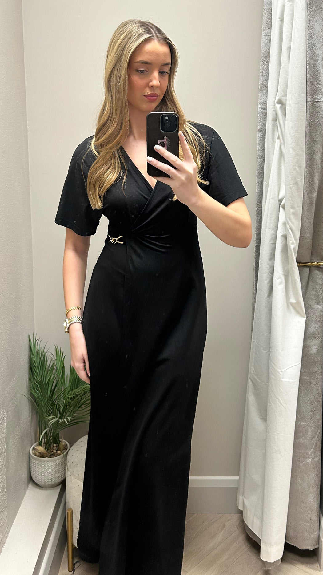 Melany black jumpsuit