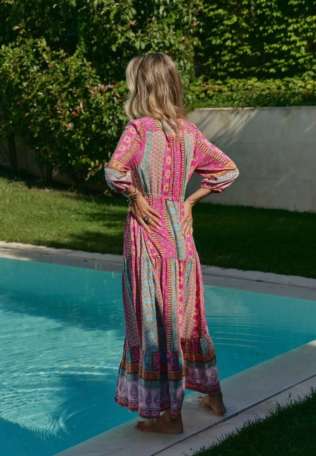 Cedella print Olivia maxi
