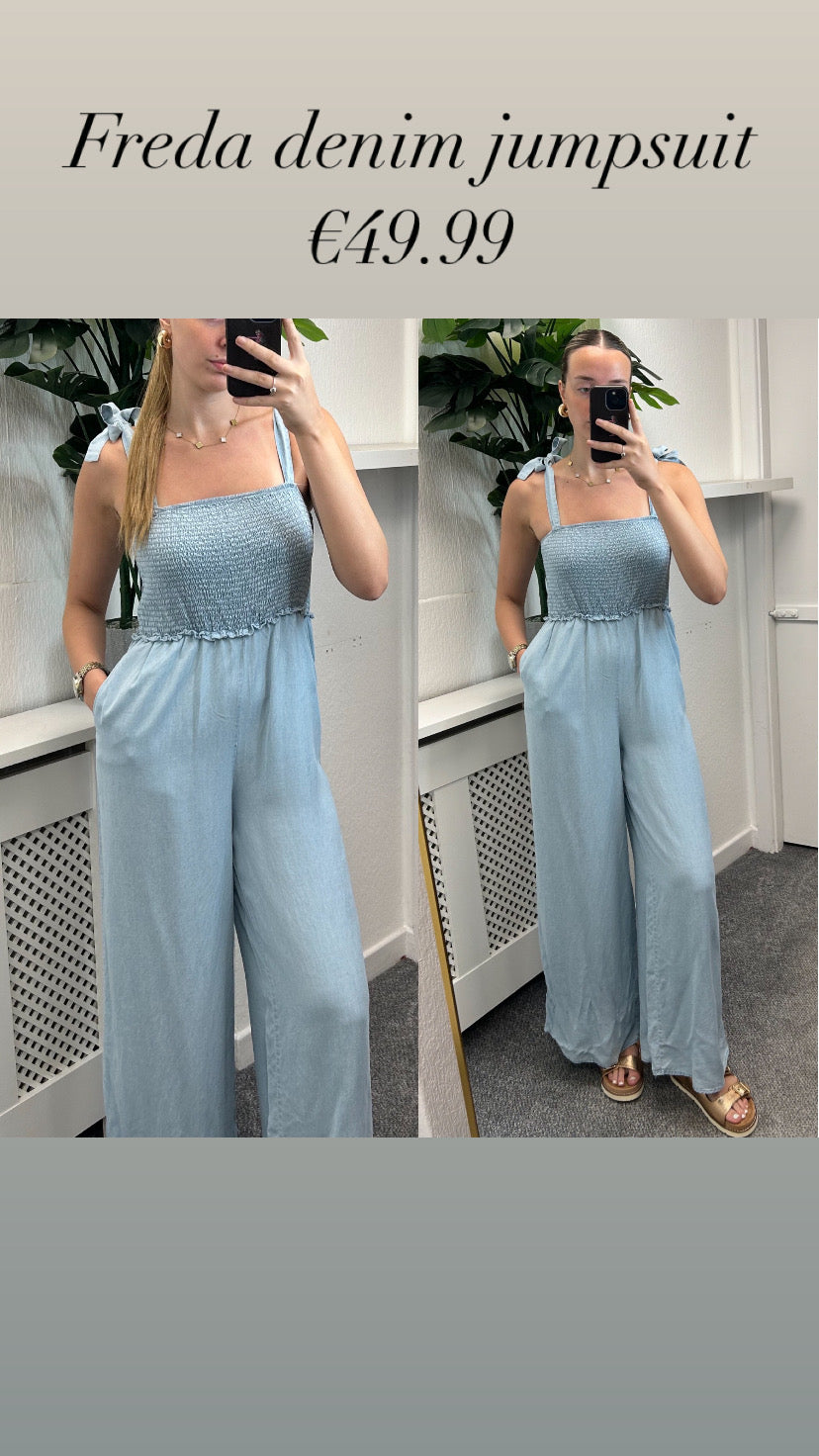 Freda denim jumpsuit