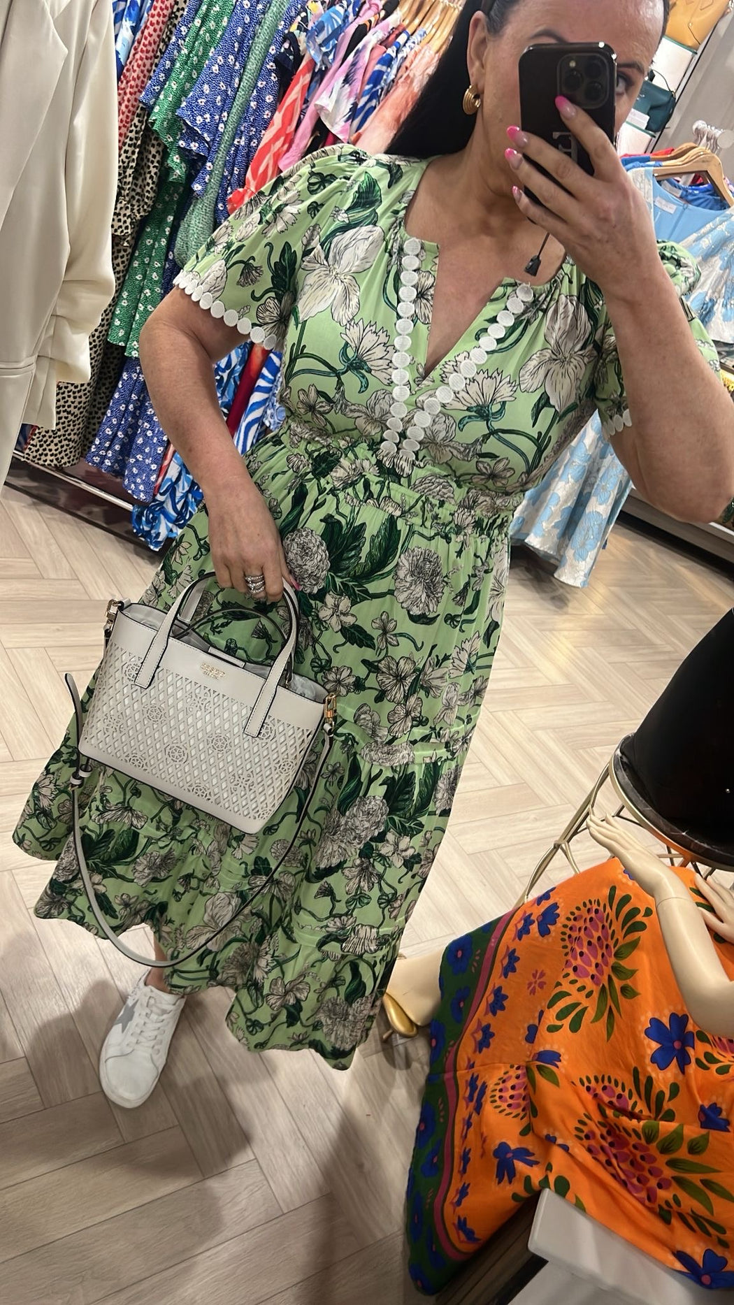 Guess LETTY MINI PG991175 off white 2in1 bag