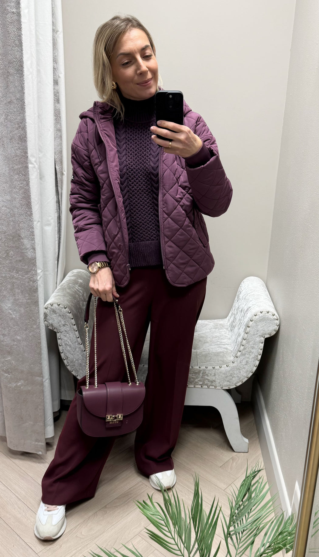 Edwina purple shadow